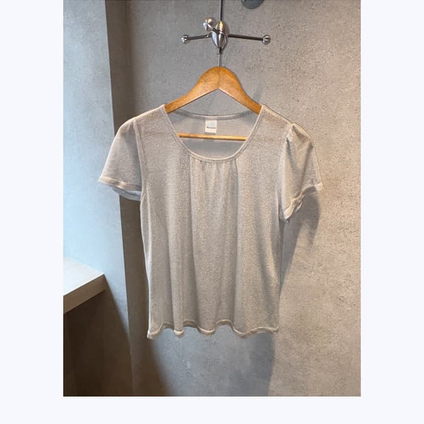 Glitter rayon top