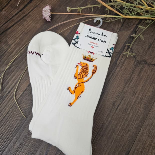 Jimmylion Crown Lion 양말L