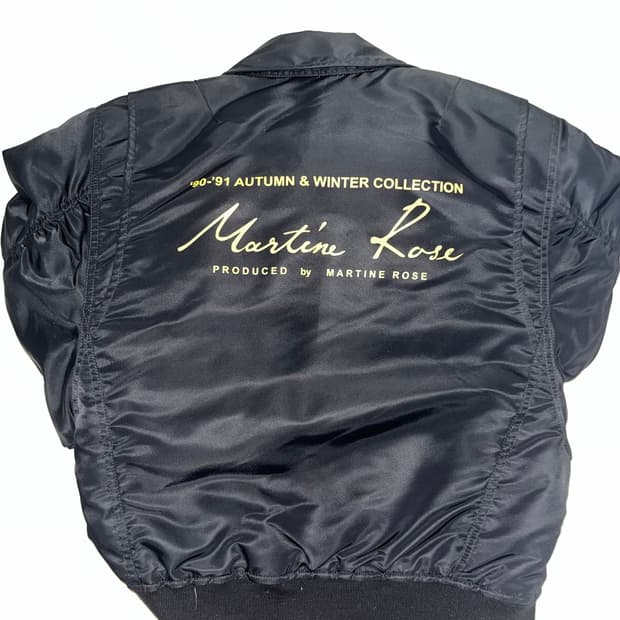 마틴로즈 슈렁큰 봄버 블랙 L