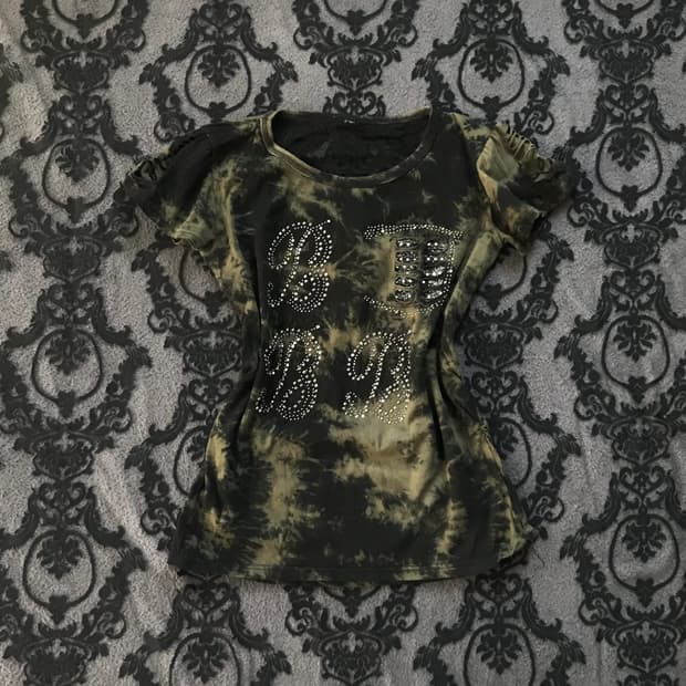 y2k Bernings Sho Archive Slash&Lace tee