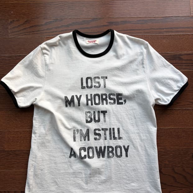 러스틱클럽 반팔 링거티셔츠