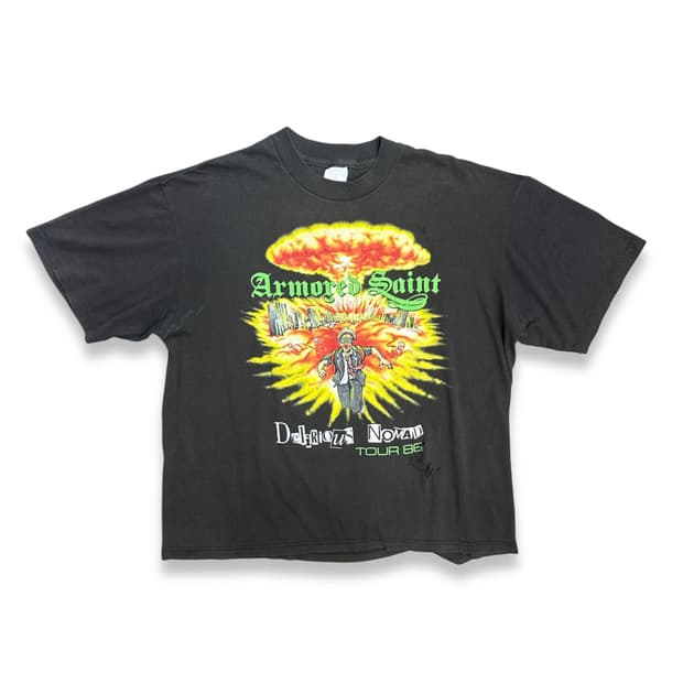 1987' Armored Saint 앨범 투어 티셔츠 XL