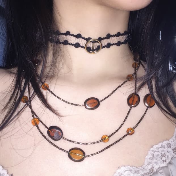 Handmade 오리엔탈 페어리 앤틱 necklace