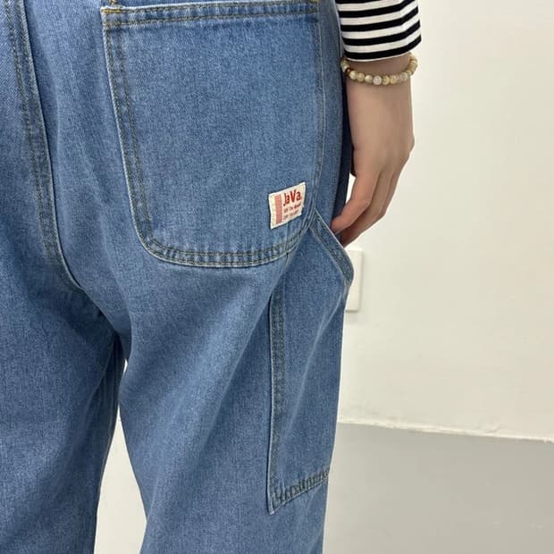 Java Elastic Waist Denim Pants