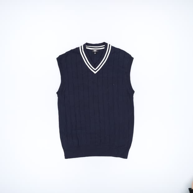 [M] 유니클로 스쿨 니트조끼 베스트 1231H1