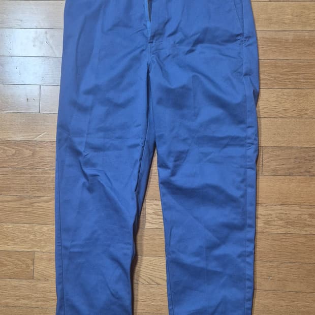 유니버셜 오버롤 팬츠 블루 32사이즈