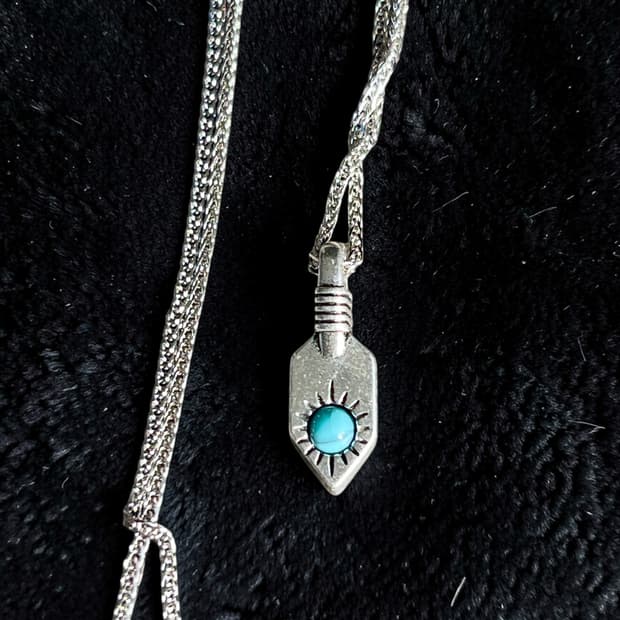 빈티지 터키석 팬던트 목걸이