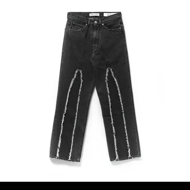 아워레가시 풀컷 슬래쉬 데님 34  시착만