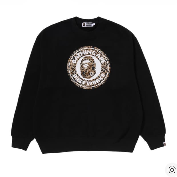 베이프 레오파드 sweat