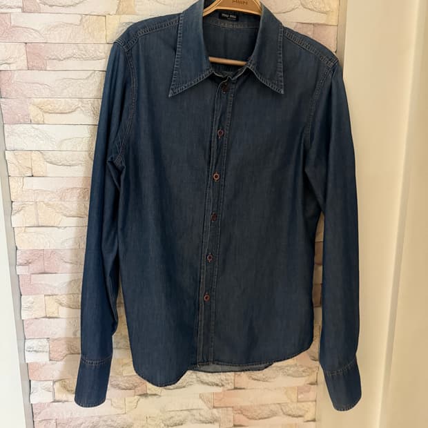 미우미우 데님 셔츠