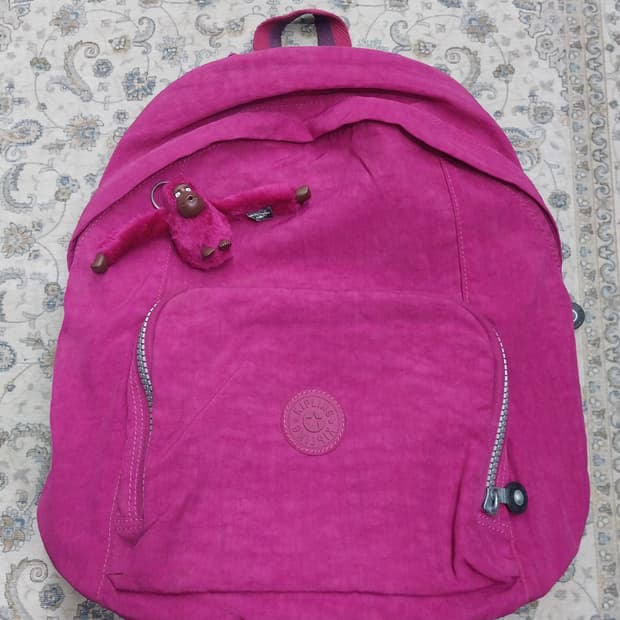 키플링 백팩 핑크색 + 키링 포함