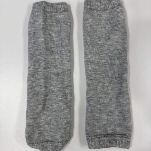 gray knit warmer