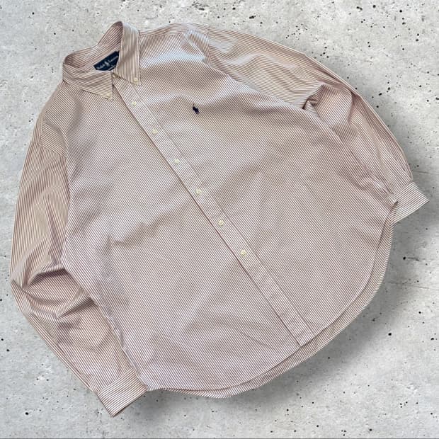 [2XL] 폴로 랄프로렌 클래식핏 스트라이프 셔츠 E305