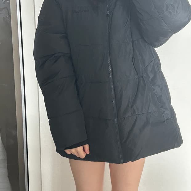 몽벨 블랙 패딩 110