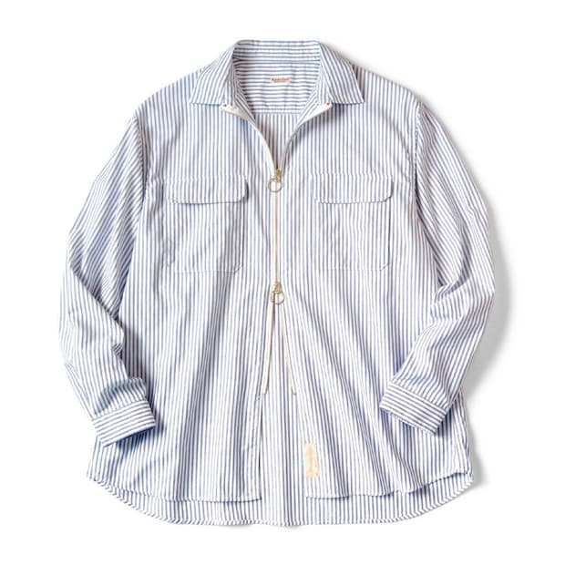 [4] 캐피탈 옥스포드 지퍼 워크셔츠