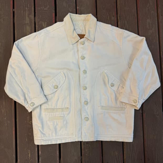 빈티지 화이트 초어자켓