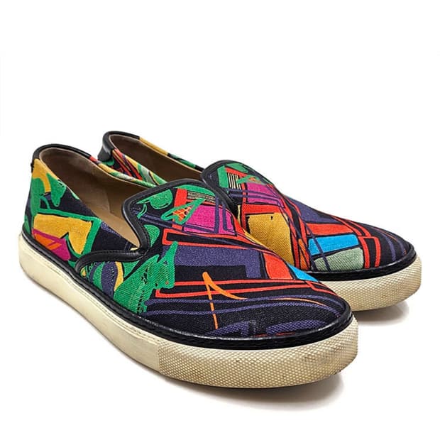 (정품)에르메스 멀티컬러 슬립온 35