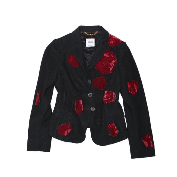 MOSCHINO 09 FW 모스키노 컬렉션 레드 로즈 블레이저