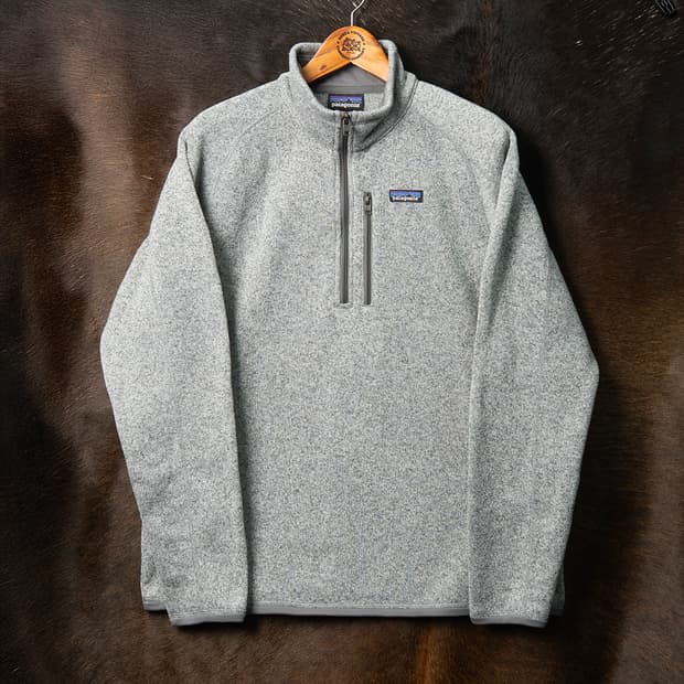 [L] 파타고니아 25523 베터 스웨터 쿼터집업 스톤워시 헤더 