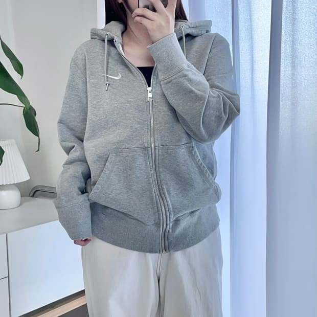 나이키 그레이 스우시 후집 [ XL ]