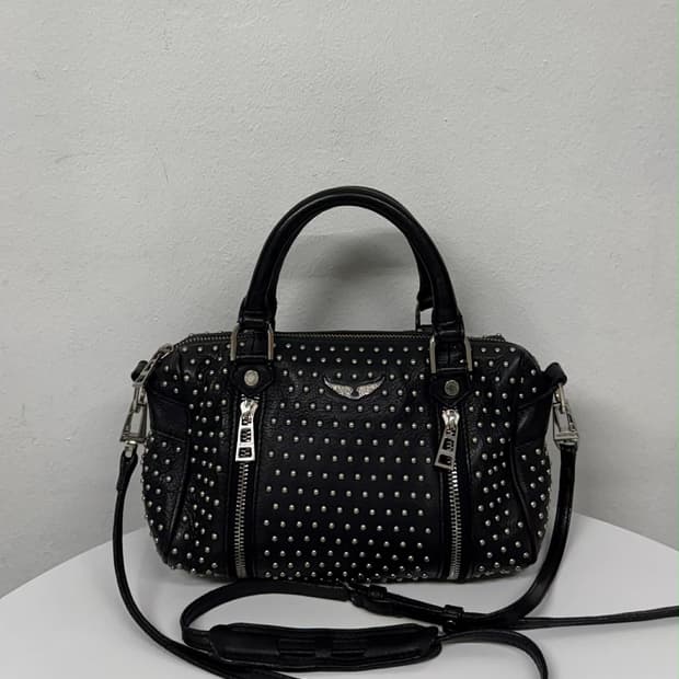 자딕앤볼테르 XS 써니 스터드 가죽 미니 투웨이 크로스 토트백