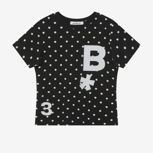 바우프 b logo 슬림핏 티셔츠
