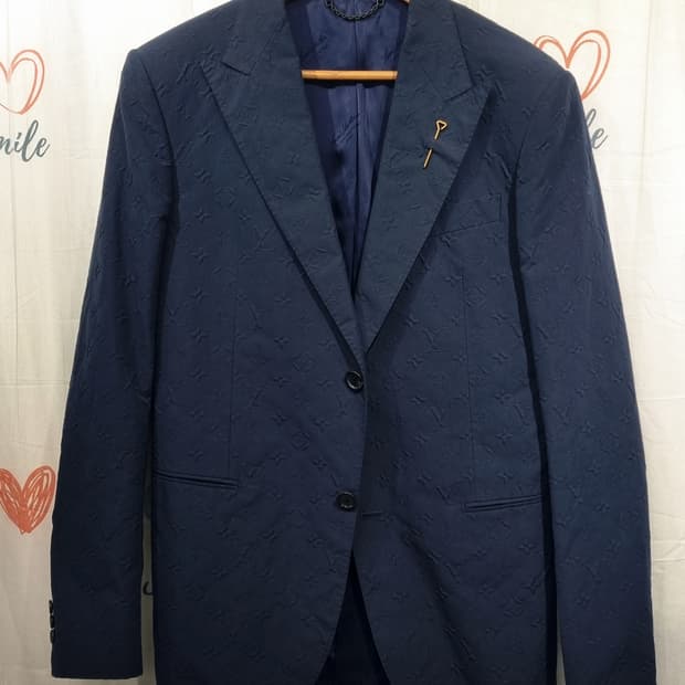 정품) 루이비통 모노그램 자카드 수트재킷 