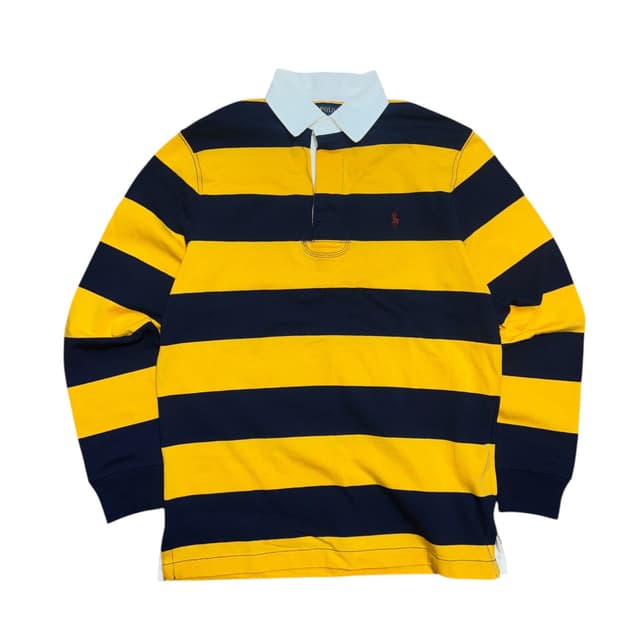 폴로 랄프로렌 스트라이프 럭비티 (큐알인증o) 
