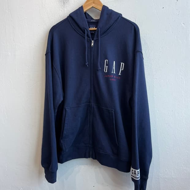 GAP 갭 재팬 30주년 후드집업 네이비 