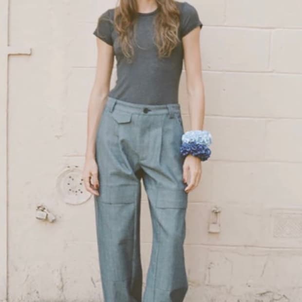 마리암 나시르 자데 텐셀 팬츠 s