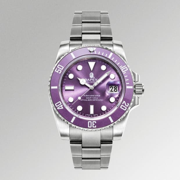BAPE A Bathing Ape BAPEX Type 1 purple