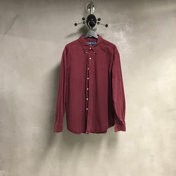 폴로 랄프로렌 레드 셔츠 XXL