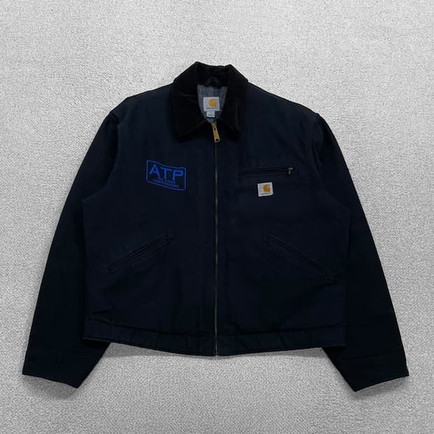 칼하트 Carhartt USA j001 디트로이트 자켓 블랙