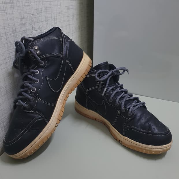 나이키 덩크 하이 컴포트 워커 부츠 운동화 신발 블랙 265 사이즈
