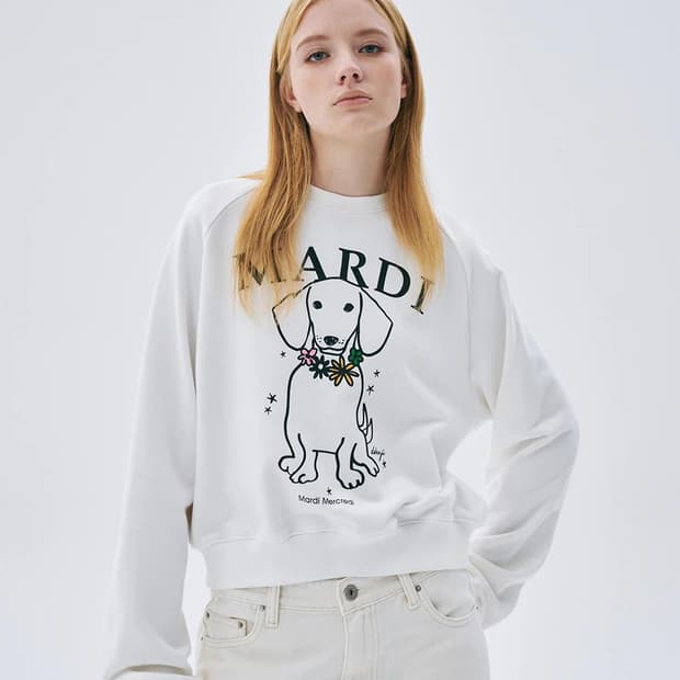 25FW 마르디메크르디 강아지 맨투맨