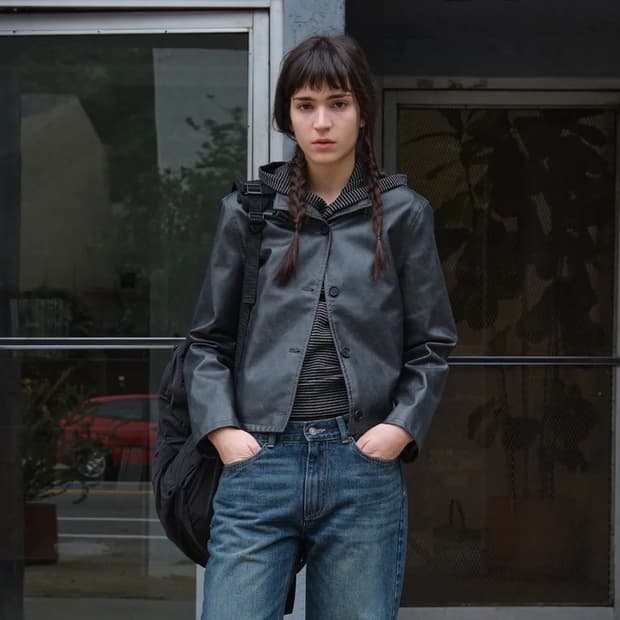 삽니다) 로우클래식 washed artificial leather jk