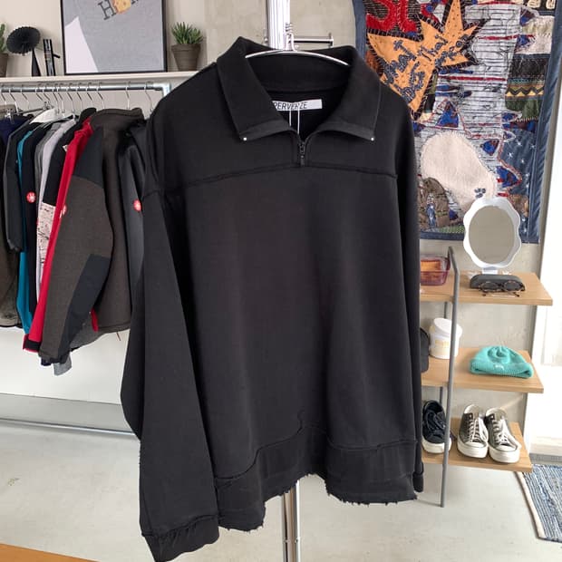 Perverze 퍼버즈 레이어드 집 업 스웻