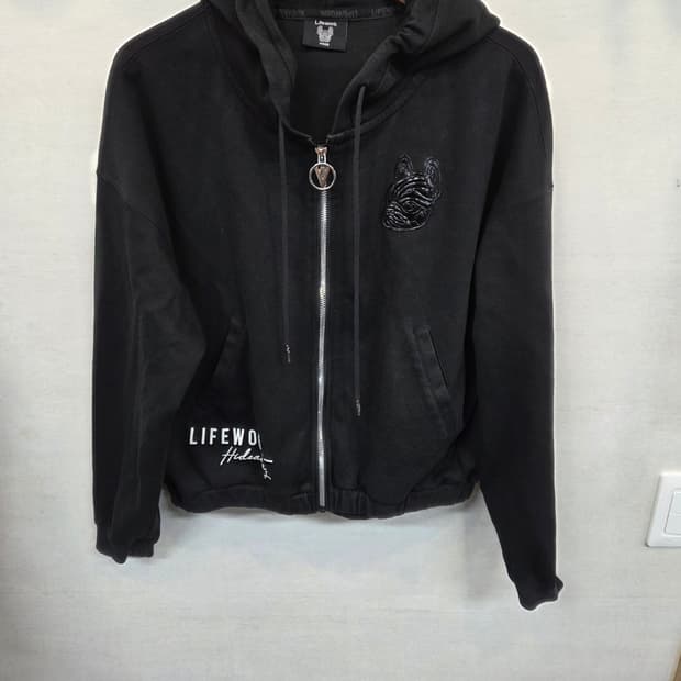 라이프워크 와펜 라독 오버핏 후드집업 프리