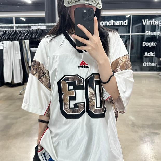 아디다스 카무플라주 패턴 풋볼 져지