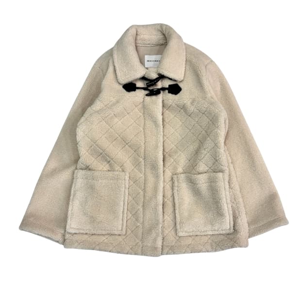 로씨로씨 테디 베어 퀼팅 코트