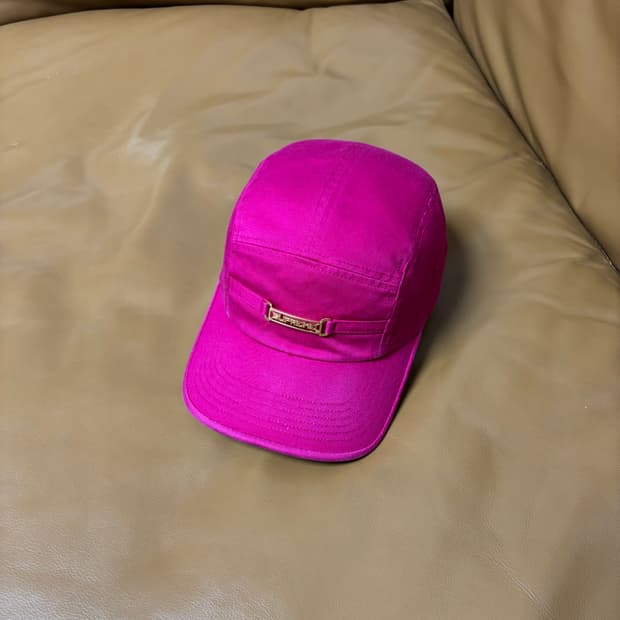 Supreme 슈프림 캠프캡 모자 (Washed Cranberry)