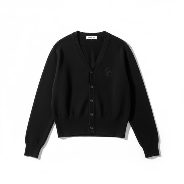 제네럴아이디어 블랙 가디건 M