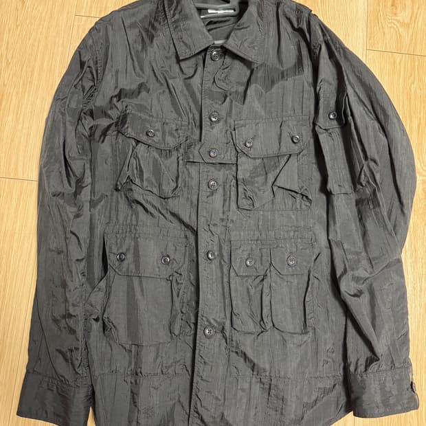 엔지니어드가먼츠 익스플로러 셔츠 재킷 블랙 라지L S급