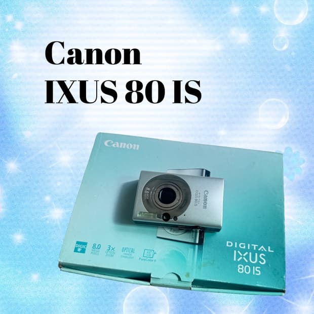 풀박,미품,리사디카🤍) 캐논 익서스 80 실버 / IXUS 80 IS