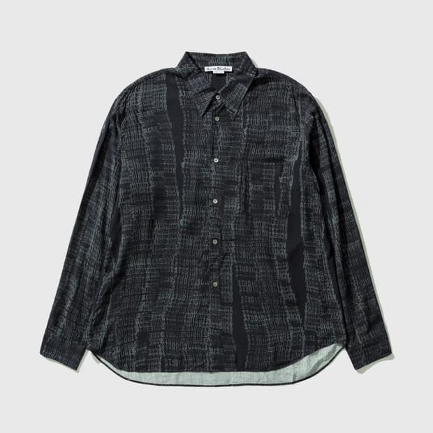 아크네 자카드 트윌 셔츠