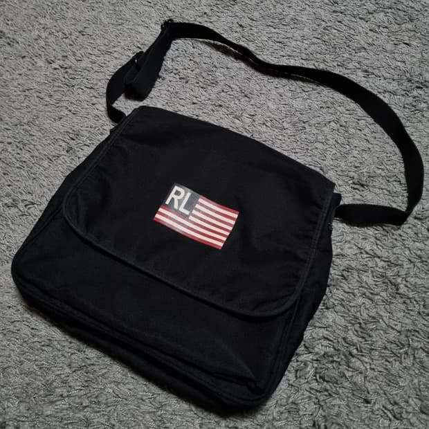 폴로 진스 성조기 메신저백 크로스백 가방 랄프로렌 빈티지 usa rrl 
