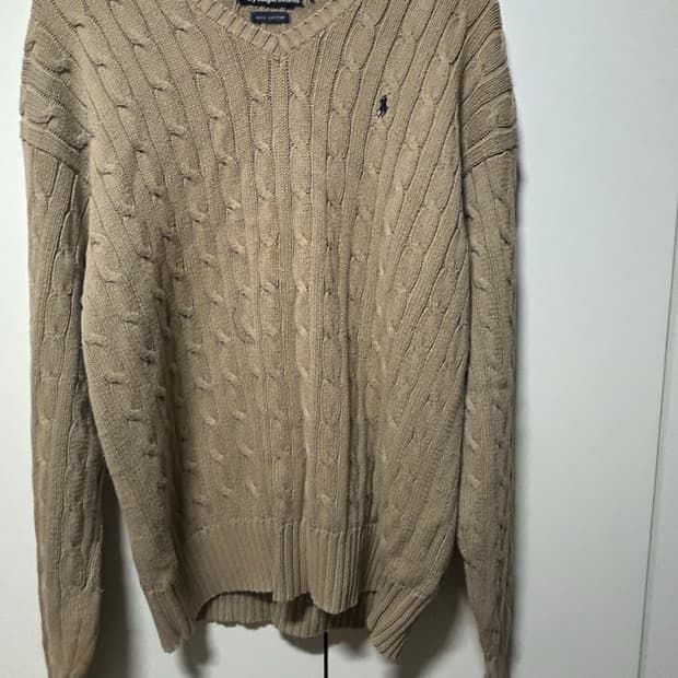 폴로케이블 니트