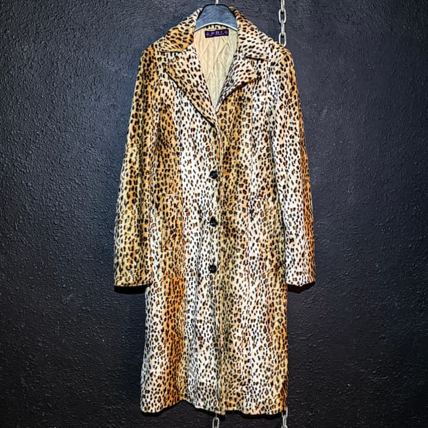 R.D.I – Leopard Pattern Long Coat 갸루코트