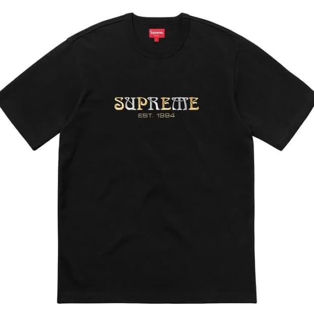(새 상품) 슈프림 누보 로고 티셔츠