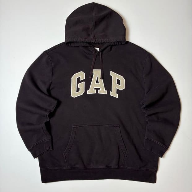 갭 GAP 헤비코튼 로고 후드티 PN8857